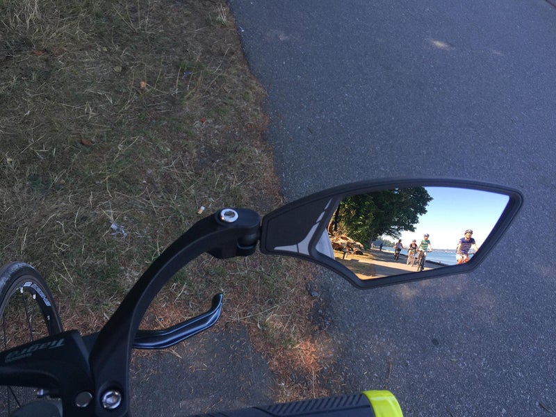 Hafny NEW Handlebar Bike Mirror, HD,Blast-resistant, E-bike Mirror, Glass Lens, HF-MR095 (Silver Right) - Image 5
